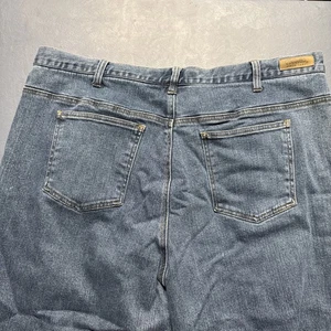 Cabelas Womens Fleece Lined Denim Blue Jeans Pants Size 20 High Rise - Picture 1 of 7