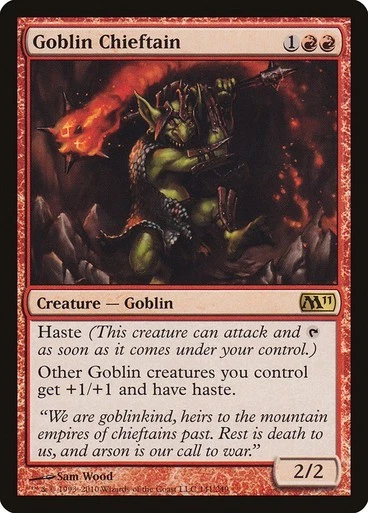 MTG - Goblin Chieftain - M11 - Magic the Gathering - Image 1 of 1