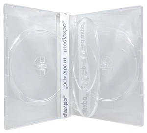 STANDARD Clear Quad 4 Disc DVD Cases Lot - Picture 1 of 4