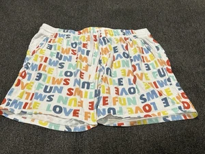 Pantalones Cortos Old Navy Para Hombre 2XL XXL Blanco Smile Love 3 Bolsillos Cordón - Imagen 1 de 10