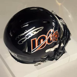 MIKE DITKA Signed Chicago BEARS 100 Ann Mini-helmet Beckett Witnessed Auth (BAS) - Picture 1 of 4