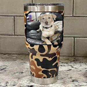 Yeti 30 oz Tumbler CUSTOM PHOTO Old Camo - Picture 1 of 1