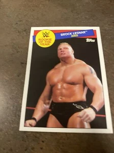 2015 Topps WWE Heritage Rookie Of The Year Brock Lesnar #19 - Picture 1 of 2