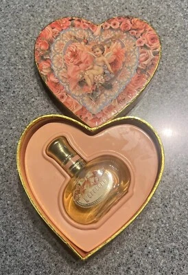 Colonia spray vintage L'effleur Cody 0,75 fl oz. Caja Corazón Rosa Foto 1 de 4
