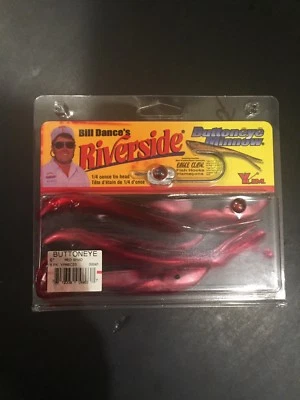 Riverside Bill Dance’s Discontinued Buttoneye Minnow  6” 1/4 Oz Red Shad - Image 1 of 2