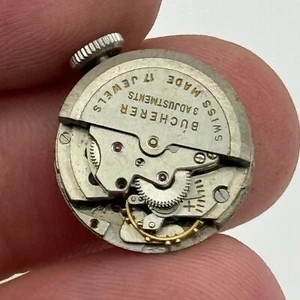 16.1mm Running Bucherer AS 1477 Automatic Ladies Swiss Watch Movement PARTS - Picture 1 of 17