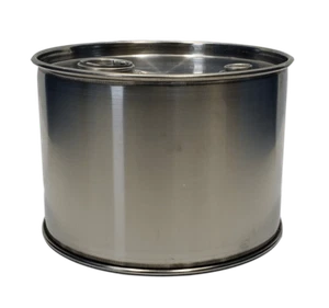 Cañón/tambor superior cerrado de acero inoxidable de 3 galones 1 mm de espesor nuevo - Imagen 1 de 4