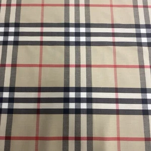 Burberry Beige Fabric 50% Polyester 50% Cotton 147cm Width - sold by the metre - Picture 1 of 3