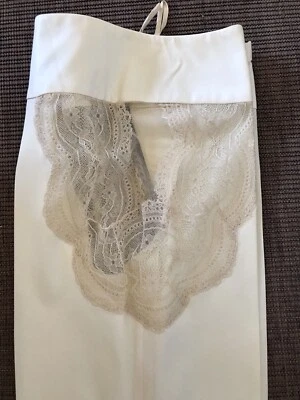Exquisite! Rare Find! Stella McCartney Runway Luxury Lace Ivory Trousers Vintage - Image 1 of 4