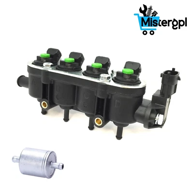 4 INIETTORI PER LANDI RENZO TAPPO VERDE ATTACCO BOSCH GPL CON FLAUTO E SENSORE - Bild 1 von 4