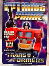 Optimus Prime Cold Cast Porcelain Bust Hard Hero Transformer - Limited Edition