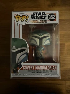 Funko Pop Star Wars #352 - Covert Mandalorian - Shipped with a Protective Case - Picture 1 of 6