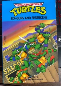 TEENAGE MUTANT NINJA TURTLES Six-Guns & Shurikens (1990) Yearling illust. SC 1st - Bild 1 von 2