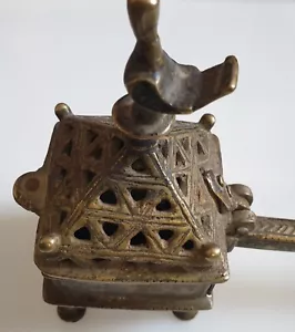 Rare Antique Islamic Arabic Yemen Jewish Incense Burner Bronze Bird - Picture 1 of 12