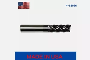 Neu 1 STCK. - 5/8 ZOLL 4 FLÖTE HARTMETALL SCHAFTFRÄSER - TiALN BESCHICHTET USA - Bild 1 von 4