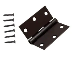 EVERBILT 3-1/2” Oil-Rubbed Bronze Finish Door Hinge 715 867 - Picture 1 of 3