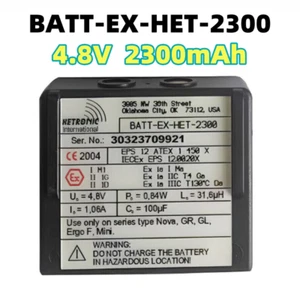 4.8V 2300mAh Battery Rechargeable BATT-EX-HET-2300 Explosion Proof Battery New - Picture 1 of 3