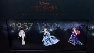 Disney Princess Designer premiere Collection Limited Edition Pins Set ONE of 2! - Picture 1 of 6