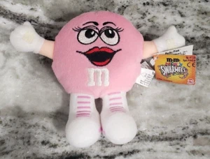 1998 Mars M&M Minis The Swarmees Perky Pink Plush Collectibles item 41106 Candy - Picture 1 of 8