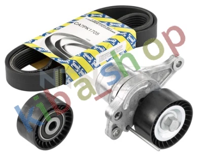 V-BELTS SET WITH ROLLERS FITS FOR NISSAN QASHQAI I X-TRAIL II RENAULT KOLEOS I - Image 1 of 4