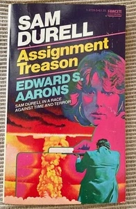 Sam Durell Assignment Treason by Edward Aarons 1956 Vintage Soft Cover Good - Picture 1 of 2