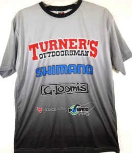 Turners Outdoorsman-Mens Performance Fishing T-Shirt, Medium, Short Sleeve - Picture 1 of 8
