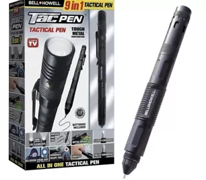 TAC Pen - 9-in-1 Aluminum Military-grade Multitool screwdriver flashlight STROBE - Picture 1 of 9