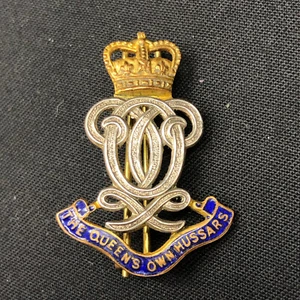Genuine British Army The Queen's Own Hussars Cap Badge - Imagen 1 de 6