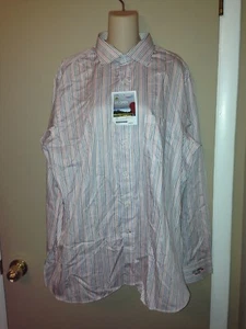 BOBBY JONES US OPEN CHAMPIONSHIP MULLIGAN STRIPE COTTON MEN’S SHIRT SIZE XL NEW - Picture 1 of 8