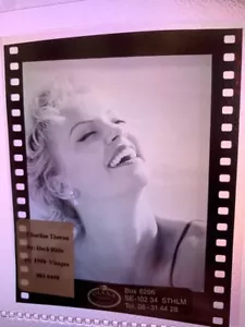 Foto de prensa original rara de Charlize Theron transparencia de Herb Ritts 1998 - Imagen 1 de 1