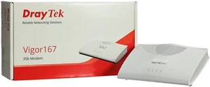 Draytek Vigor167 Modem Router or Bridge Mode VDSL Dual Gigabit Supervector 35B - Picture 1 of 1