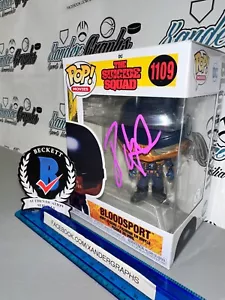 IDRIS ELBA SUICIDE SQUAD BLOODSPORT SIGNED AUTOGRAPHED FUNKO POP-BECKETT BAS COA - Picture 1 of 9