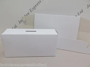 Geldbox - Selbstmontage weiß 550 Mikro Karton x 5 W155 mm x L75 mm x T45 mm AM336 - Bild 1 von 2