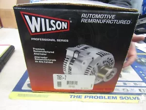 Alternator WILSON 7861-7 Reman BLAZER C1500 SUBURBAN S10 JIMMY YUKON - Picture 1 of 2