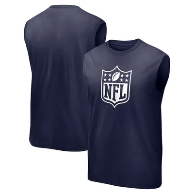 FANATICS NFL Shield Logo Vest (Größe XL) Herren NFL Navy Tank Top - Neu