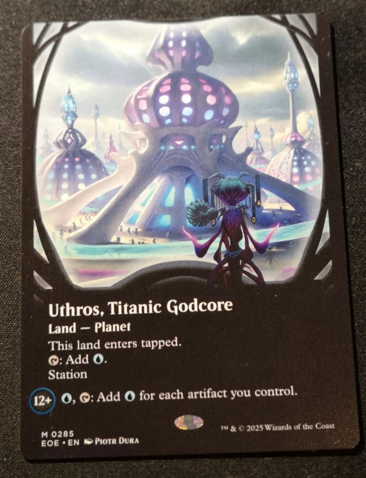 Uthros, Titanic Godcore - Borderless - EOE - MTG - EN - NM - 0285 - Image 1 of 1