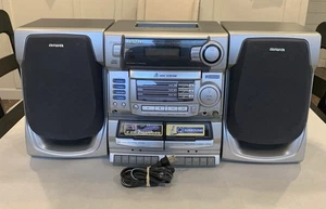 AIWA CA-DW935 AM FM, reproductor de 3 CD boombox reproductores de cinta no funcionan” - Imagen 1 de 6