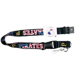 Pittsburgh Pirates MLB Stars & Stripes Lanyard - Picture 1 of 1