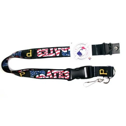 Pittsburgh Pirates MLB Stars & Stripes Lanyard - Image 1 of 1