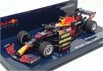 Minichamps 1/43 Scale 410 212333 - F1 Red Bull Honda RB16B WC Verstappen 2021 - Image 1 of 4