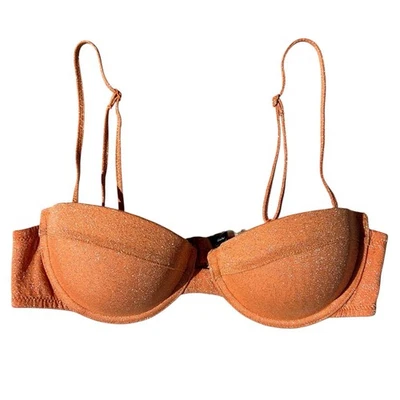 TRIANGL NARANJA BRILLANTE BIKINI CON AROS TOP Foto 1 de 4