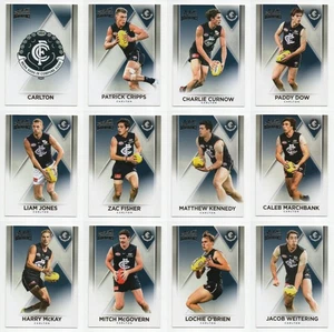 2019 Select AFL Dominance Trading Cards Full Base Set (12) Carlton - Picture 1 of 13