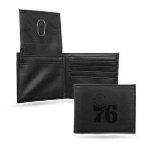 Philadelphia 76ers Laser Engraved Billfold Wallet - NBA Fan Gift, Men's Acces... - Picture 1 of 8