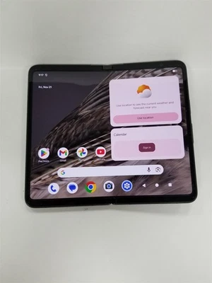 Google Pixel Fold 512GB Black G9FPL (Unlocked) GSM World Phone VF4113 - Image 1 of 4