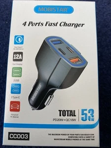 Mobistar 4 Ports Fast Charger - Picture 1 of 3