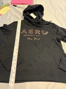 Aeropostale NWT Girls S Hoodie Pullover Blue Heathered E-9 - Picture 1 of 4