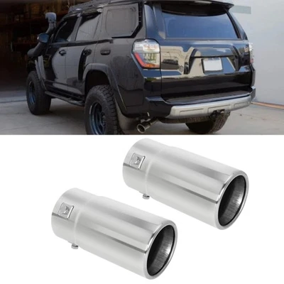 For Toyota Carina Car 2PCS Exhaust Pipe Tail Muffler Tip Throat Tailpipe Foto 1 de 4