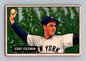 1951 Bowman #49 Jerry Coleman GD-VG Vintage Baseball Card - Picture 1 of 2