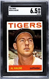 1964 TOPPS #250 AL KALINE HOF DETROIT TIGERS, SGC 6.5 EX NM CENTERED - Picture 1 of 2