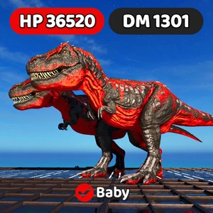 ARK Survival Ascended PVE BOSS Top Stats Rex Baby DeadPool PS5/XBOX/PC - Picture 1 of 2